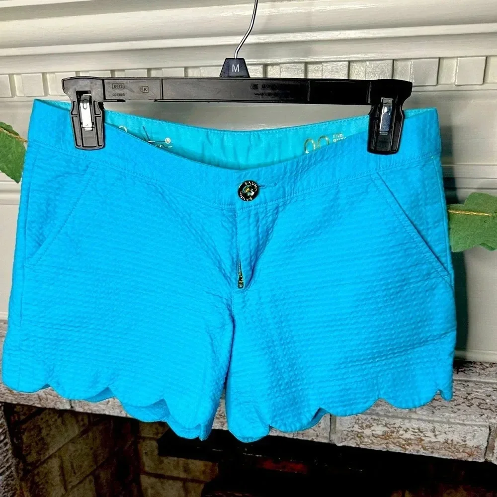 Lilly Pulitzer the buttercup short women’s size 00 textured preppy resort wear